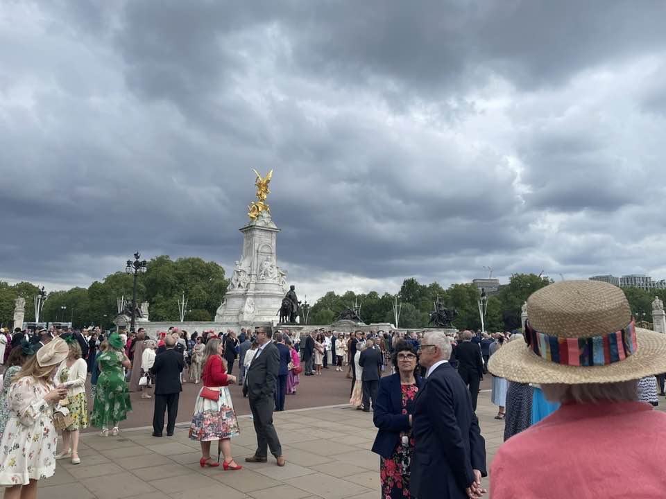 Community Commissioner Sara at The Royal Garden Party at Buckingham Palace.